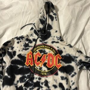 MEDIUM UNISEX ACDC HOODIE TIDYE